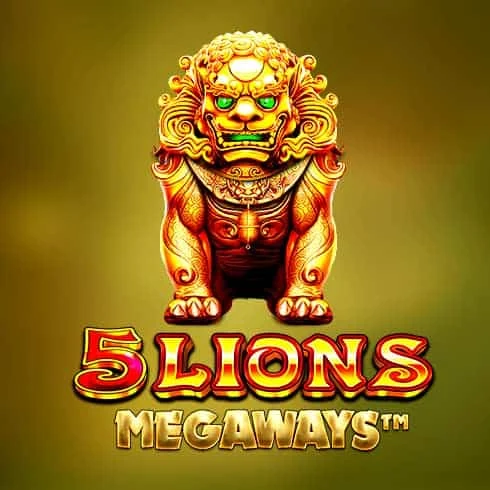 5 Lions Megaways slot artwork